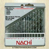 Mata Bor Besi Nachi Set 1-10mm