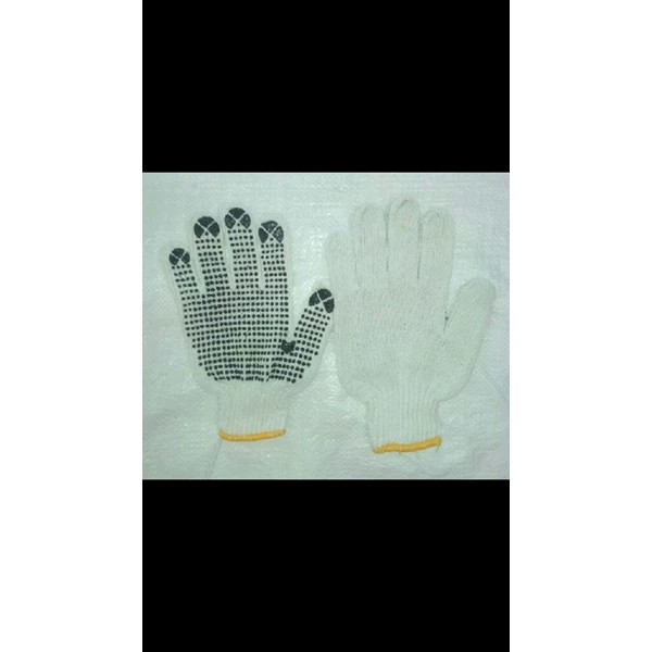 Hand Gloves Safety bintik black