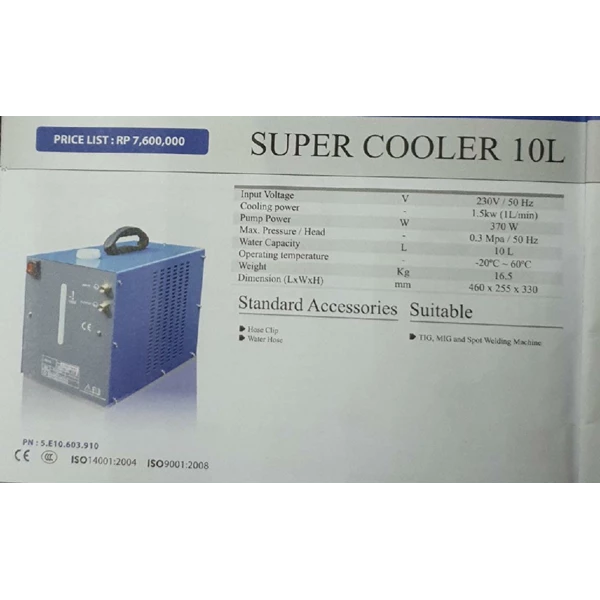 Super cooler multipro 10 L